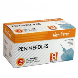 Verifine Igły do penów insulinowych 30G 0,30 x 8mm 100 sztuk