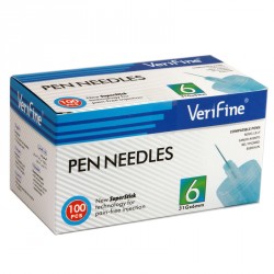 Verifine Igły do penów insulinowych 31G 0,25 x 6mm 100 sztuk